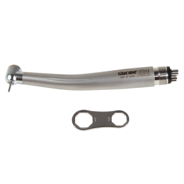 10PCS NSK Style Dental High Speed Handpiece Push Button Type SANDENT PANA 2/4 Hole