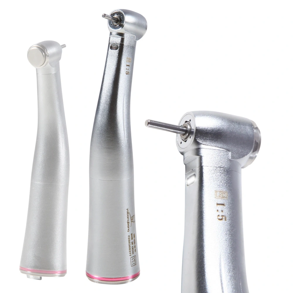 Dental LED Fiber Optic Contra Angle 1:5 Electric Handpiece fit NSK STYLE Standard head