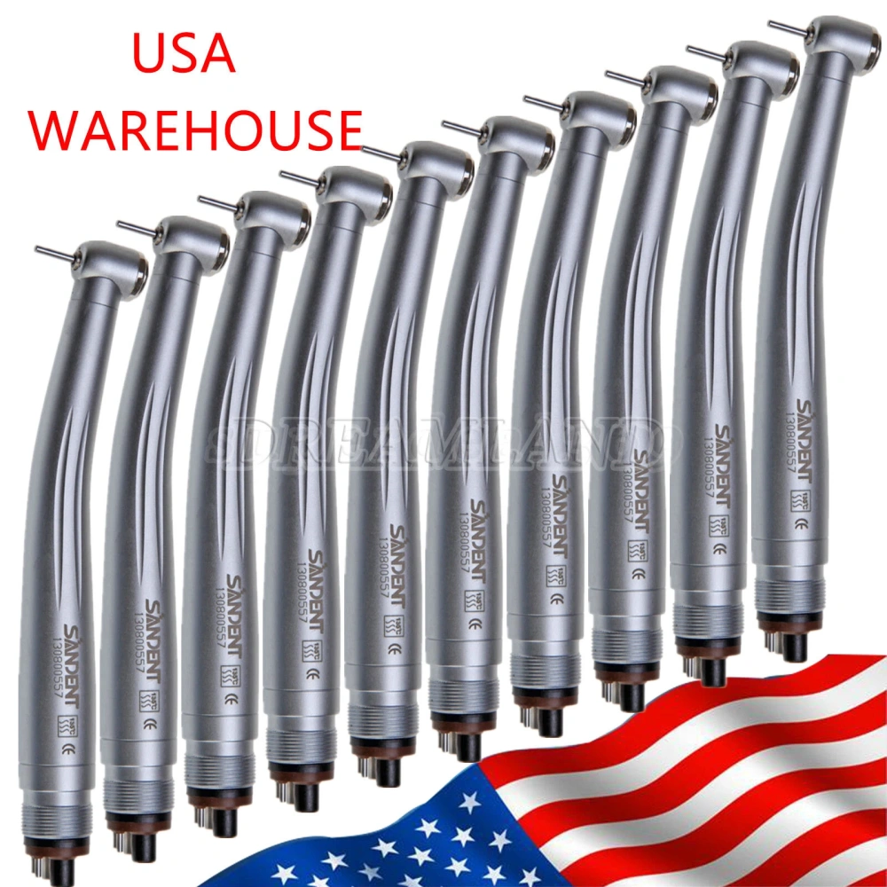 NSK Style Dental High Speed Handpiece Push Button Type SANDENT PANA 2/4 Hole