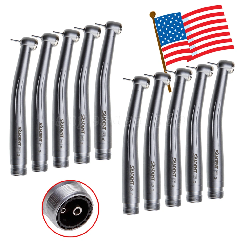 NSK Style Dental High Speed Handpiece Push Button Type SANDENT PANA 2/4 Hole