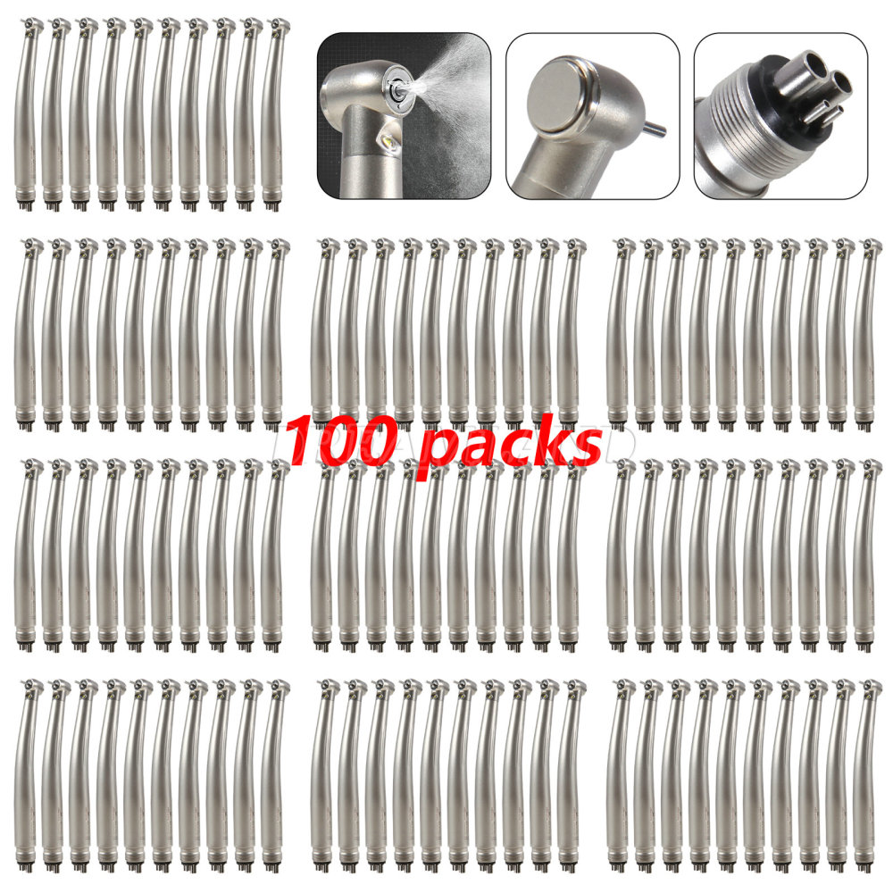 Dental yabangbang LED E-generator Fiber Optic High Speed Turbine Handpiece 4Hole standard head