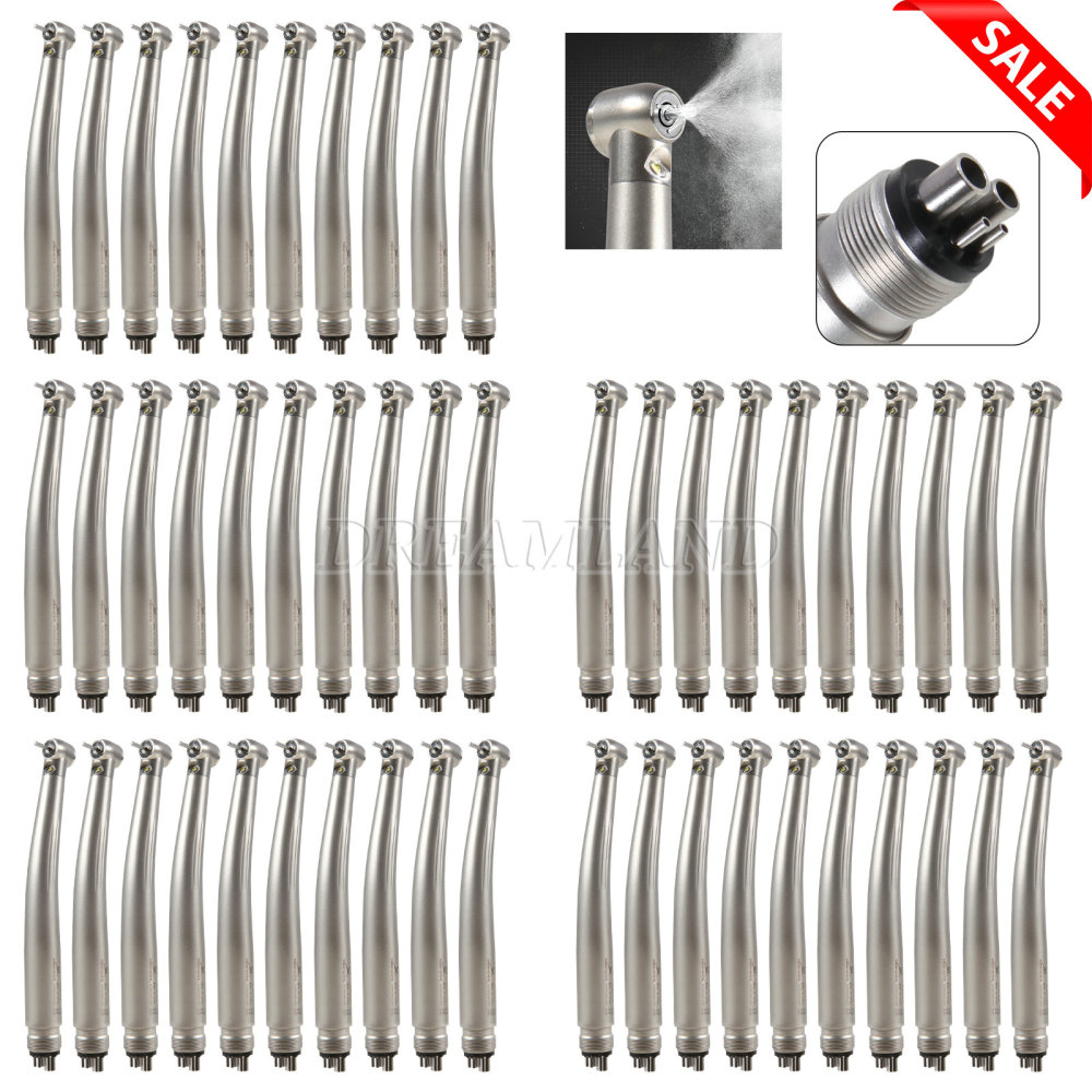 Dental yabangbang LED E-generator Fiber Optic High Speed Turbine Handpiece 4Hole standard head