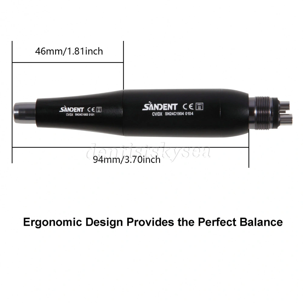 Dental Hygiene Prophy Handpiece Air Motor 4Holes 4:1 Nose Cone 360°Swivel