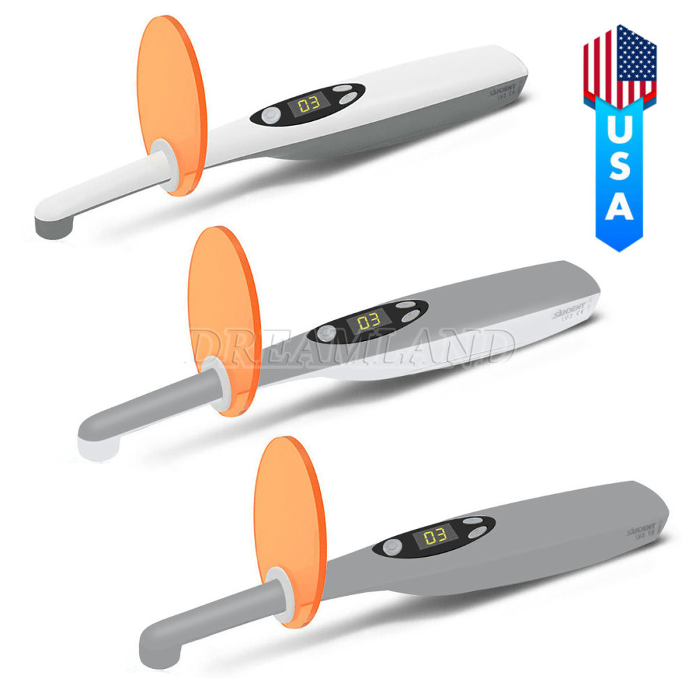 Dental Alto Voltaje LED Curado luz Lampara 3S 3 Second Curing Light Resin Cure