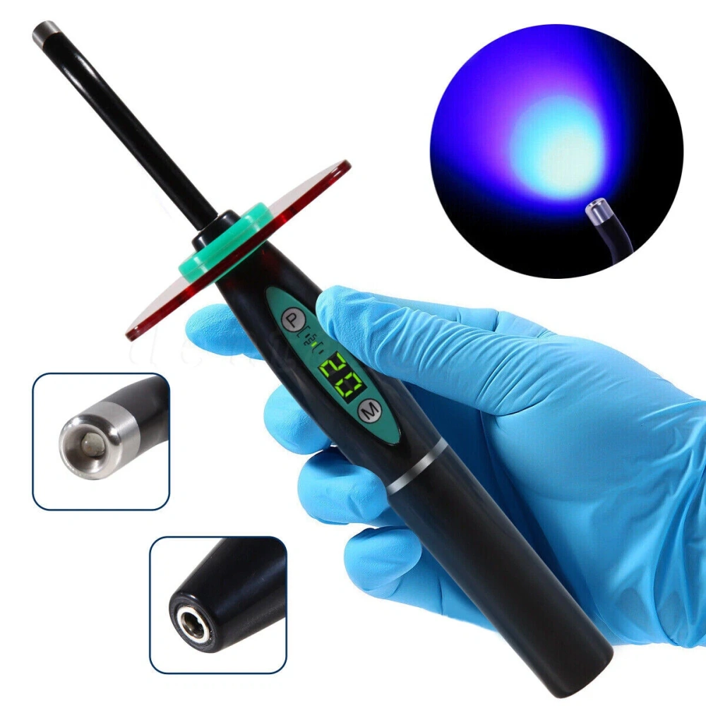 Dental Wireless Cordless LED Cure Curing Light Lamp 2000mw 5W