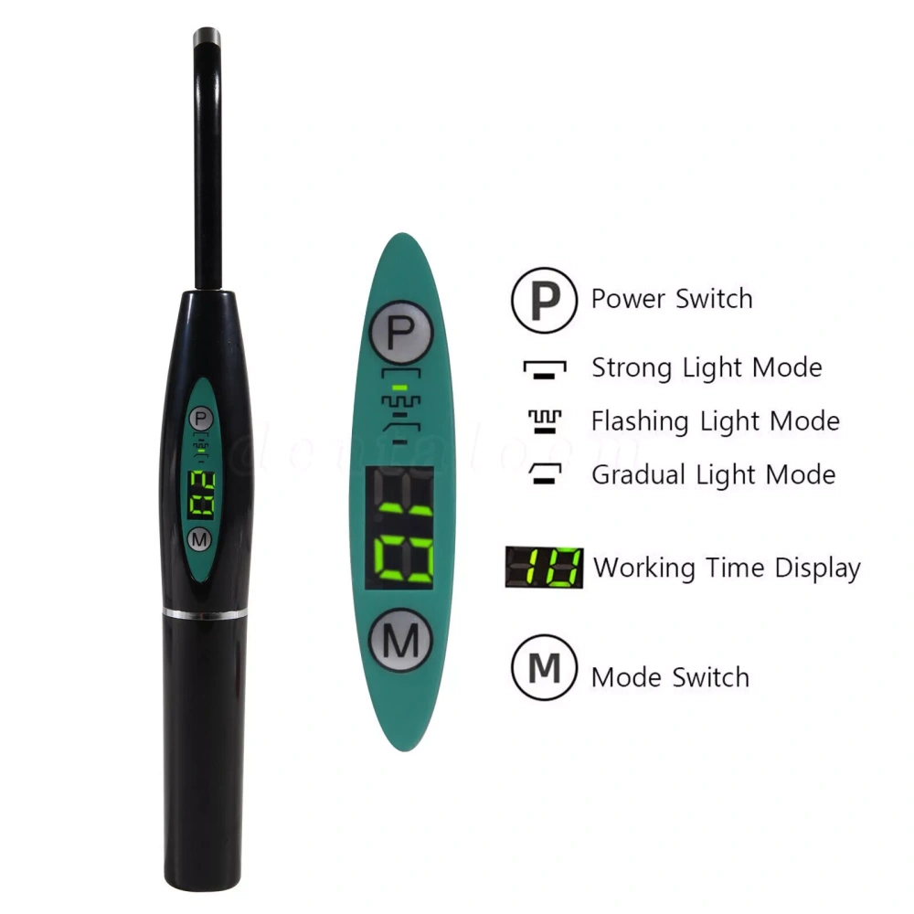 Dental Wireless Cordless LED Cure Curing Light Lamp 2000mw 5W