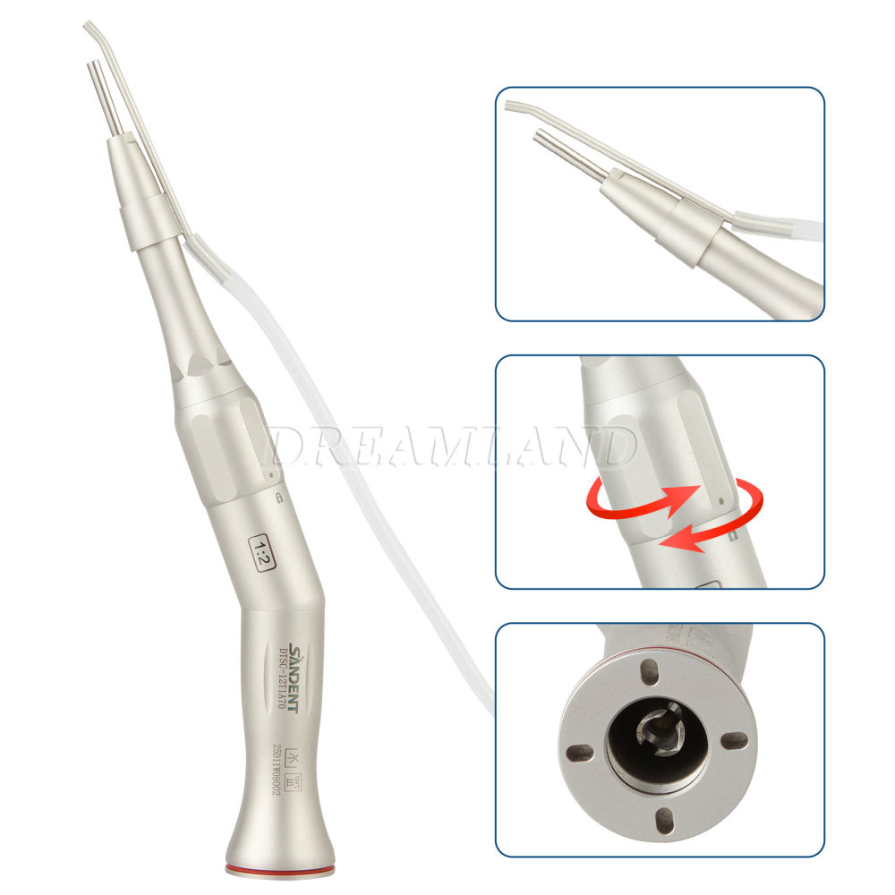 NSK Style Dental Surgical Straight Handpiece 1:2 Oral Surgery 20° Angle/ NoseCone