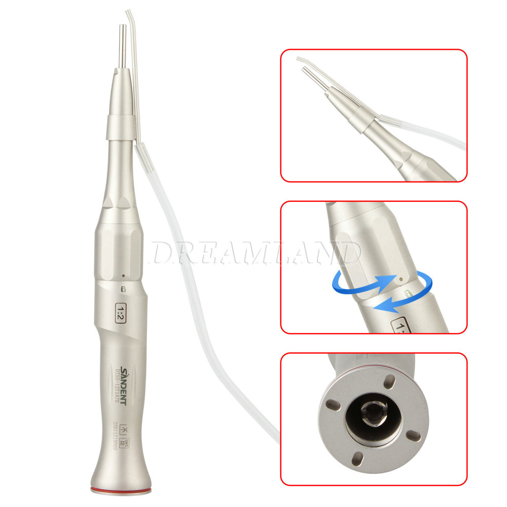 NSK Style Dental Surgical Straight Handpiece 1:2 Oral Surgery 20° Angle/ NoseCone