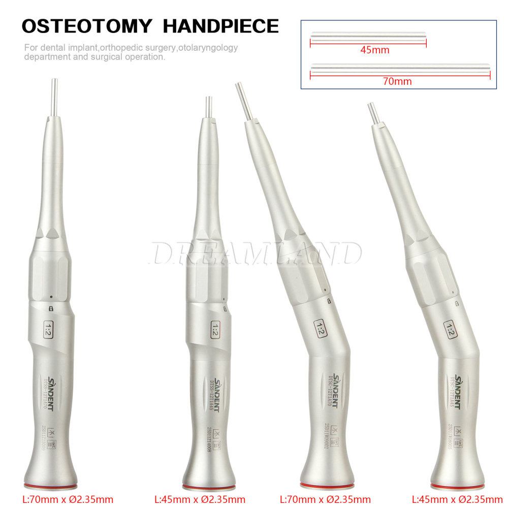 NSK Style Dental Surgical Straight Handpiece 1:2 Oral Surgery 20° Angle/ NoseCone