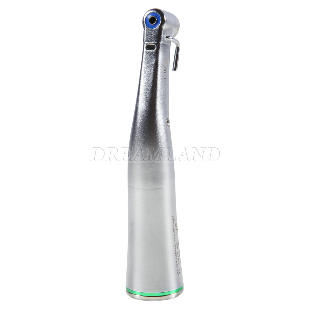 Dental implant motor handpiece 20:1 inner external contra angle with optic light