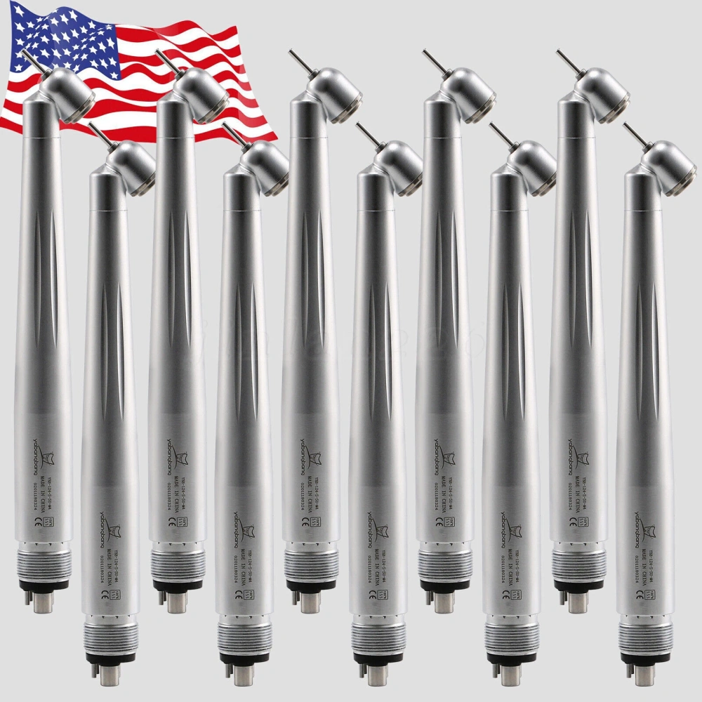 Dental 45 Degree Surgical High Speed Handpiece Push Button LED/Non-LED 4Hole/2Hole available