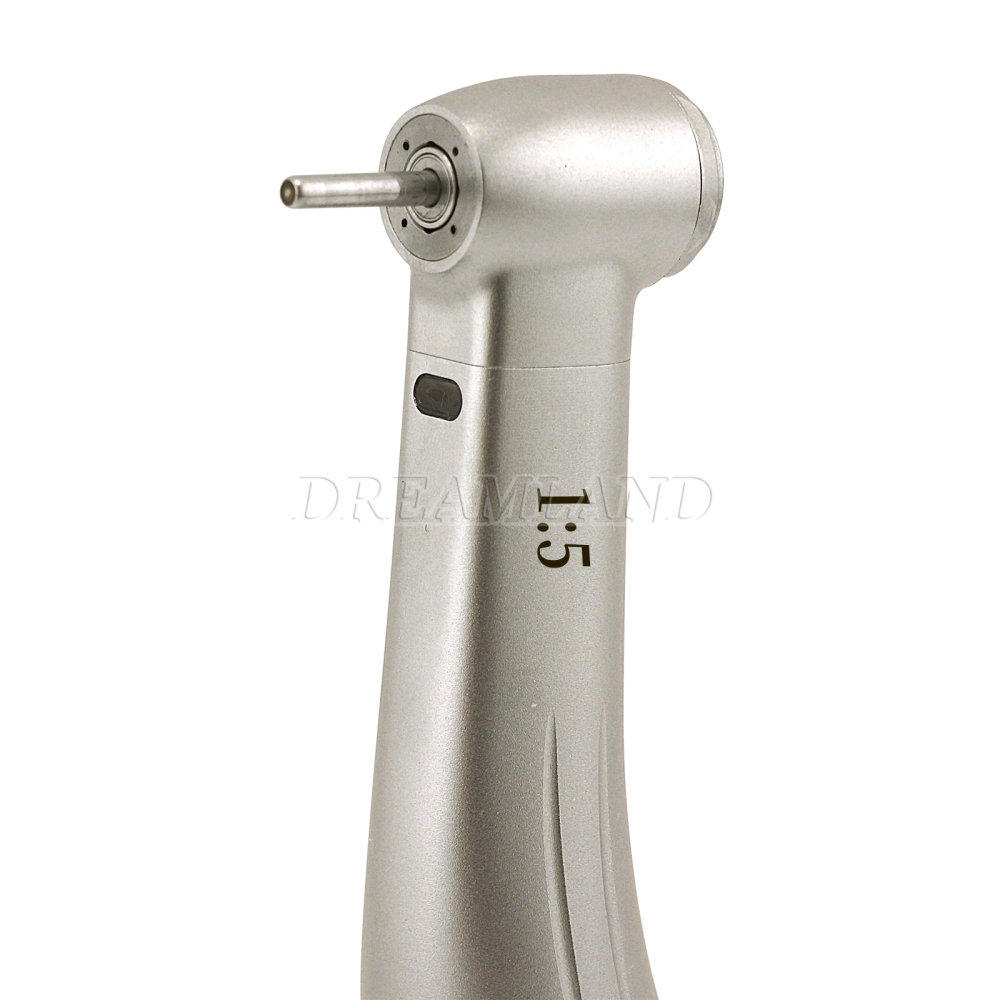 Dental SANDENT 1:5 Increasing Fiber Optic Contra Angle Handpiece Stainless Steel Body standard head Fit NSK