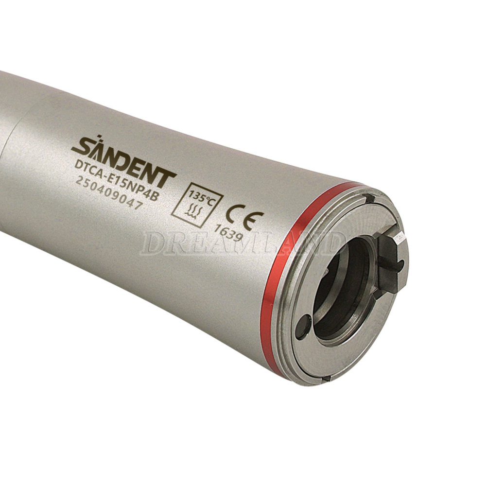 Dental SANDENT 1:5 Increasing Fiber Optic Contra Angle Handpiece Stainless Steel Body standard head Fit NSK