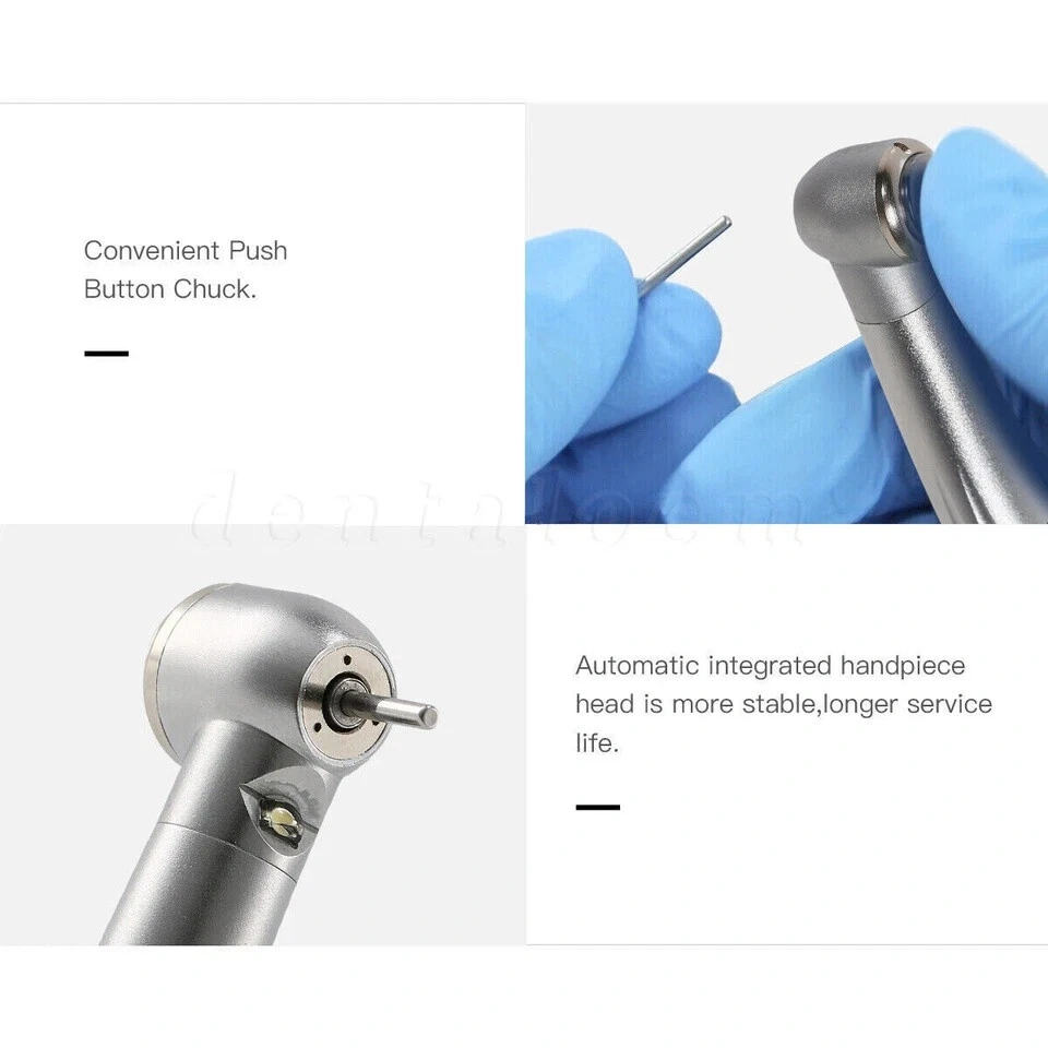 Yabangbang E-generator Dental LED Fiber Optic High Speed Handpiece 4 Holes YBM