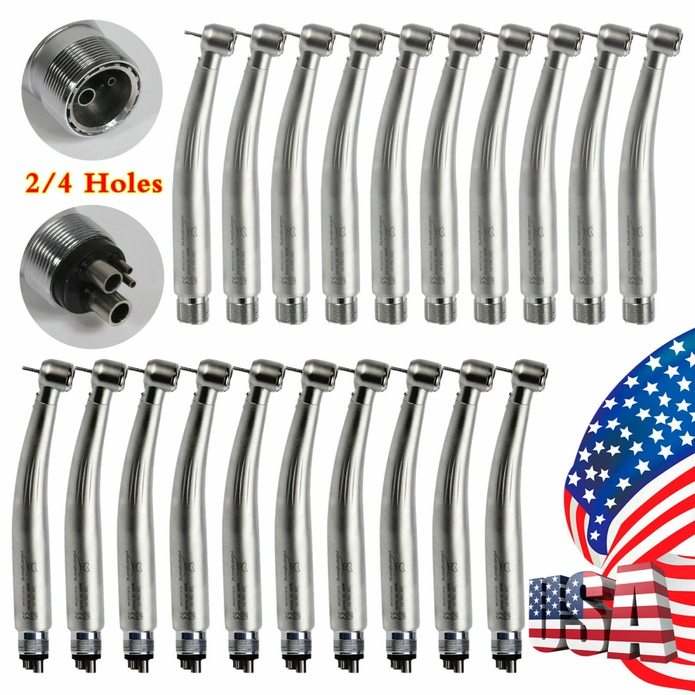 Yabangbang E-generator Dental LED Fiber Optic High Speed Handpiece 2 Hole/4 Holes YBM Standard head