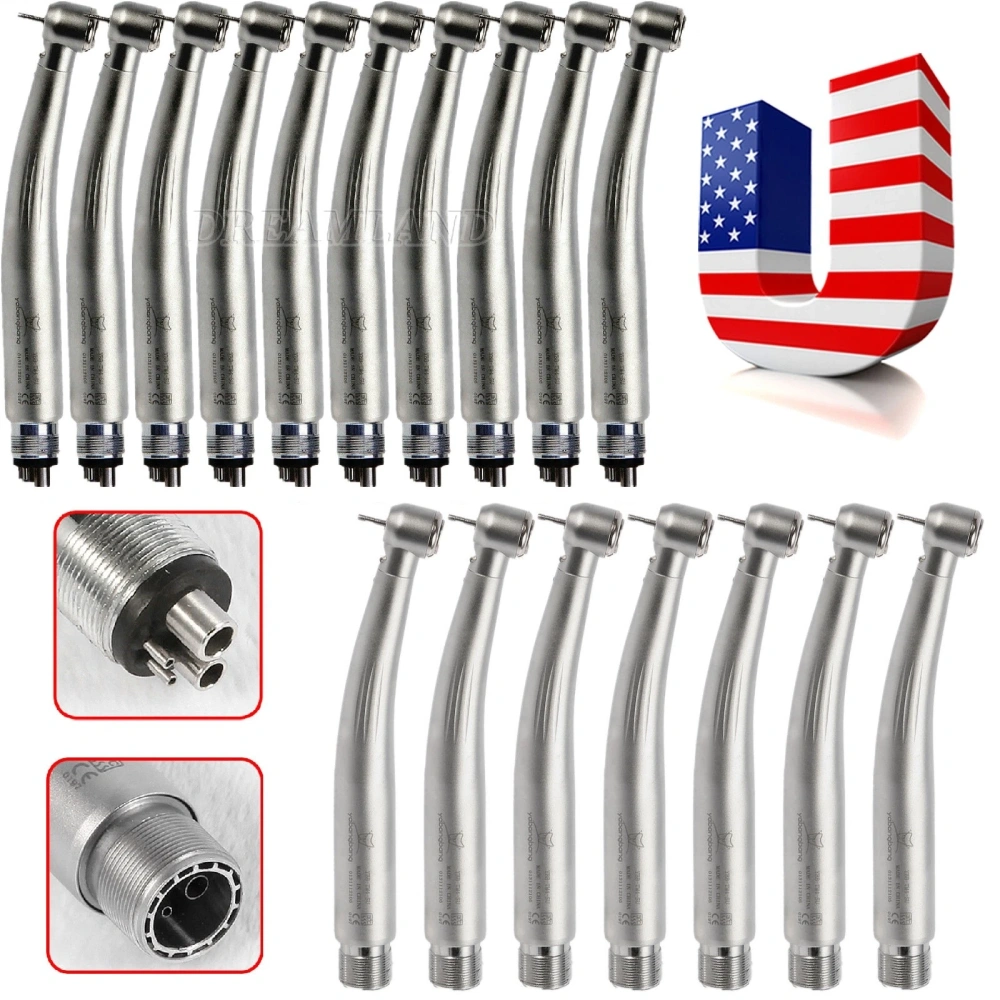 Yabangbang E-generator Dental LED Fiber Optic High Speed Handpiece 2 Hole/4 Holes YBM Standard head