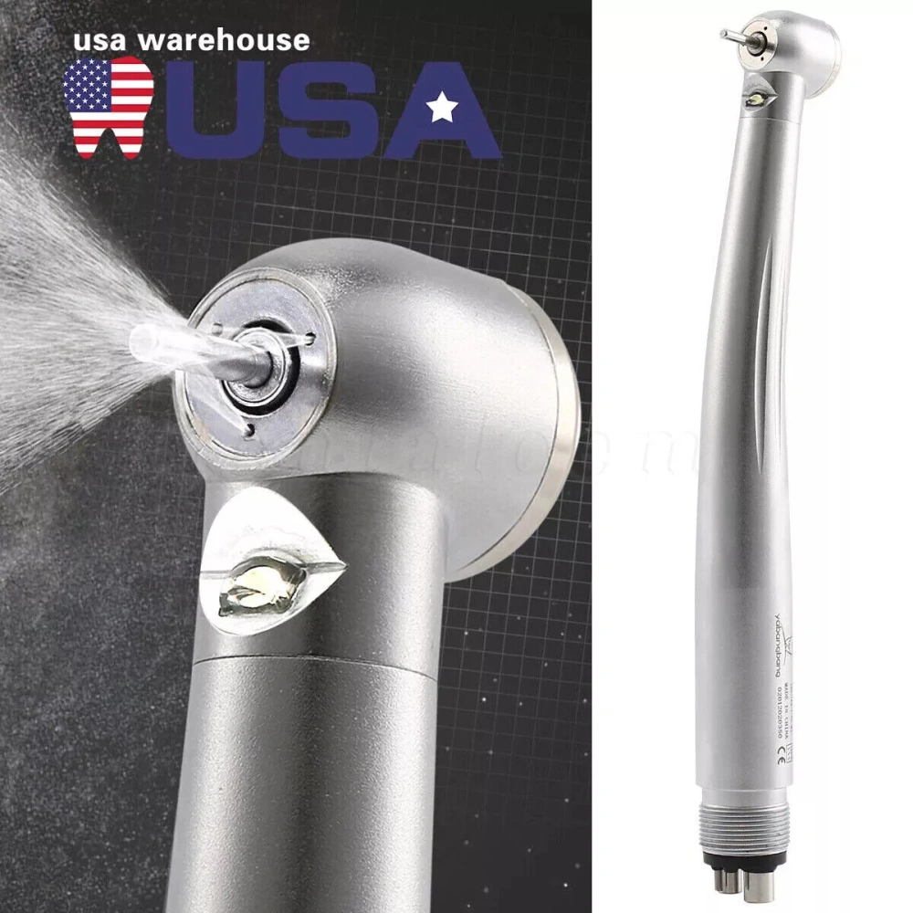 20 pcs yabangbang Dental LED 3 water Spray High Speed Handpiece E-Generator 4 holes