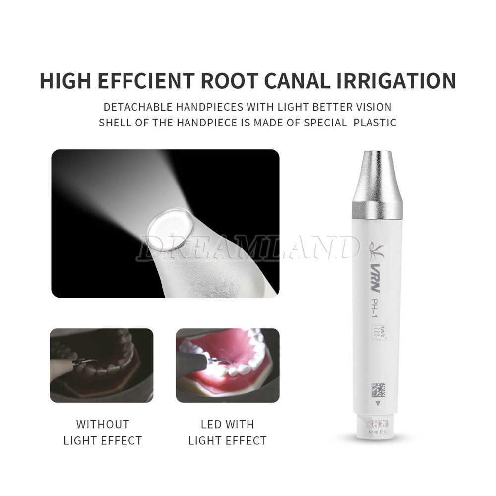 Dental Ultrasonic Scaler Scaling Perio Endo with LED Detachable Handpiece fit EMS Woodpecker