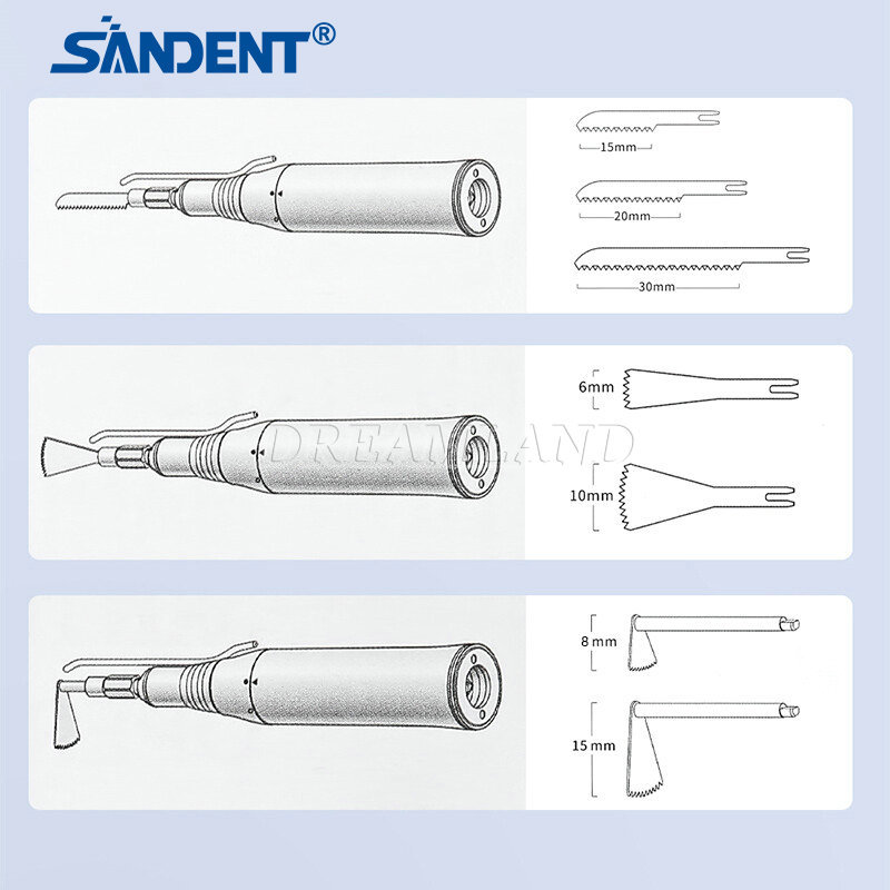 Dental Micro Saw Surgical Handpiece Reciprocating Bone Cutting