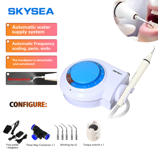 Portable Dental Ultrasonic Scaler Scaling Perio Handpiece Tips fit Cavitron EMS