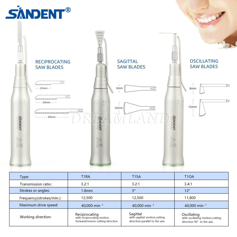 Dental Micro Saw Surgical Handpiece Reciprocating Bone Cutting