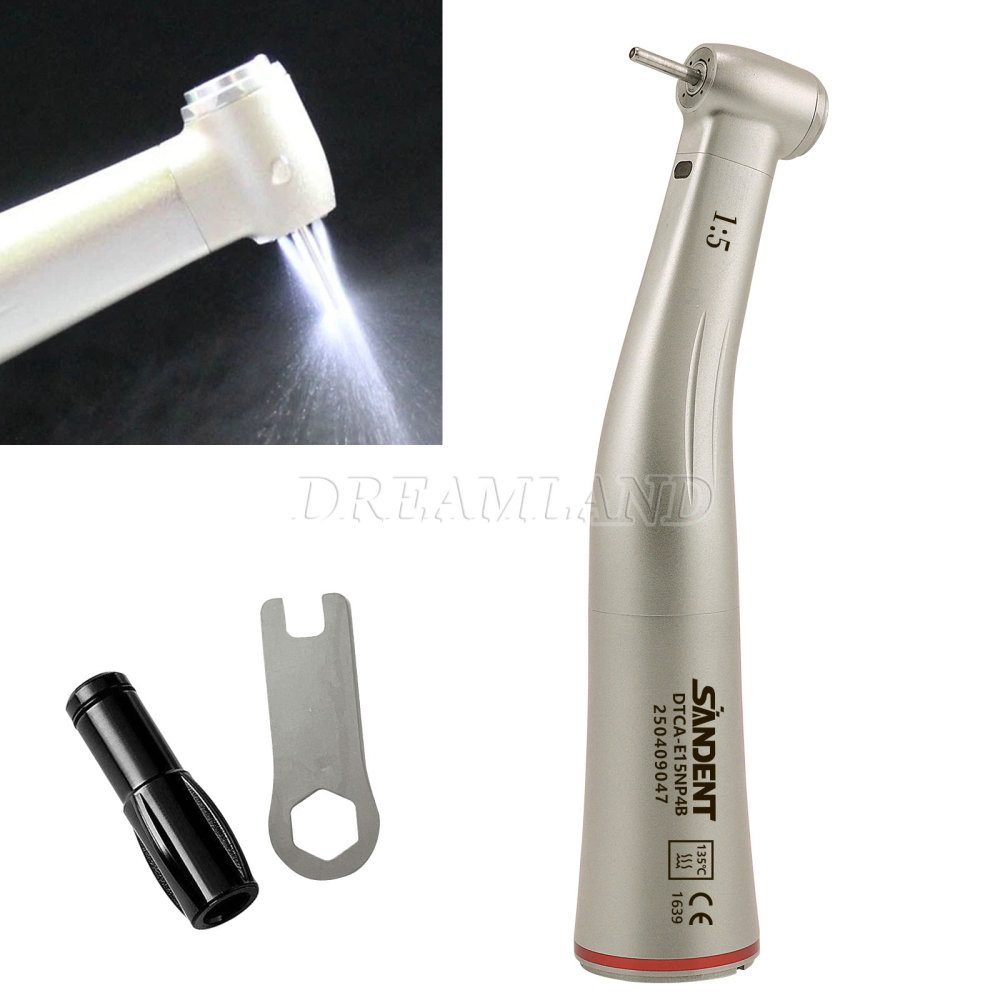 Dental SANDENT 1:5 Electric Handpiece Red Ring standard head Fit NSK