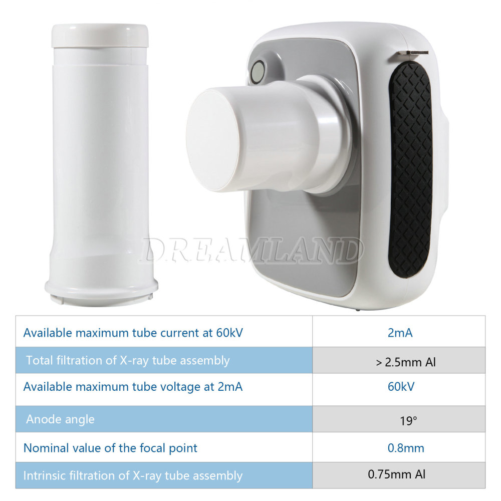 Dental Portable X Ray Machine H2 / Digital Imaging Sensor 1.0/1.5 (use its' own software)