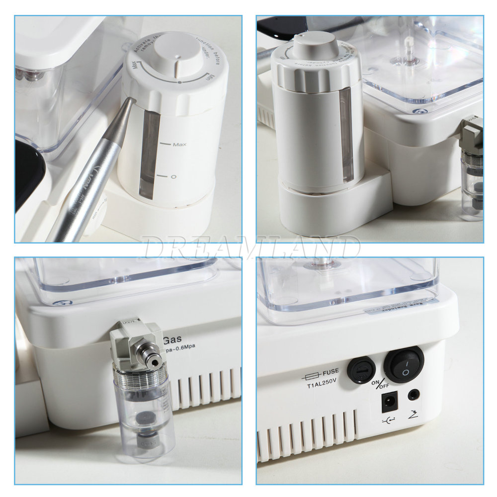 Q6 Dental Ultrasonic Scaler & Air Polisher Sandblasting Air Flow FIT EMS Woodpecker