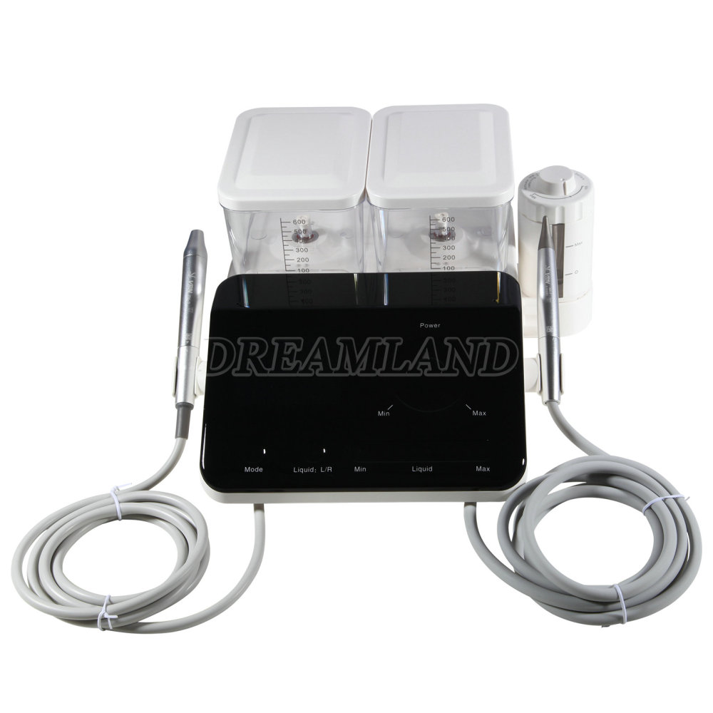 Q6 Dental Ultrasonic Scaler & Air Polisher Sandblasting Air Flow FIT EMS Woodpecker