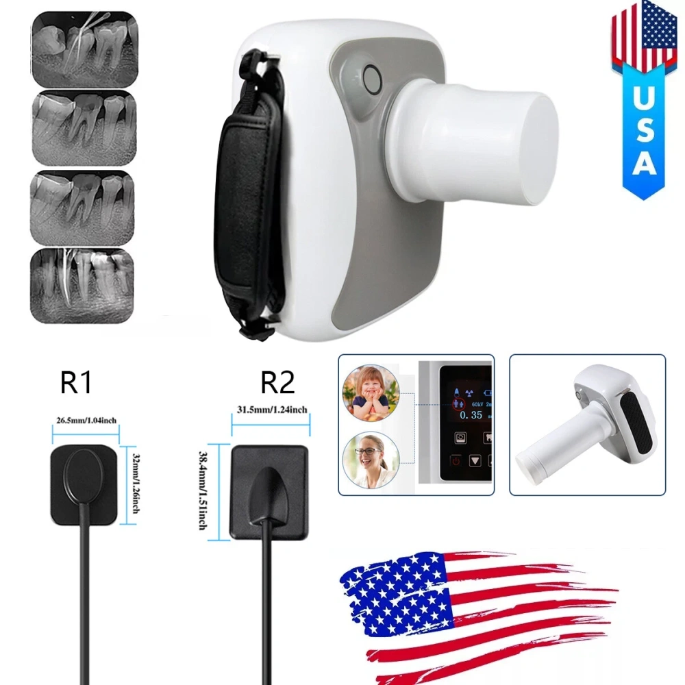 Dental Portable X Ray Machine H2 / Digital Imaging Sensor 1.0/1.5 (use its' own software)