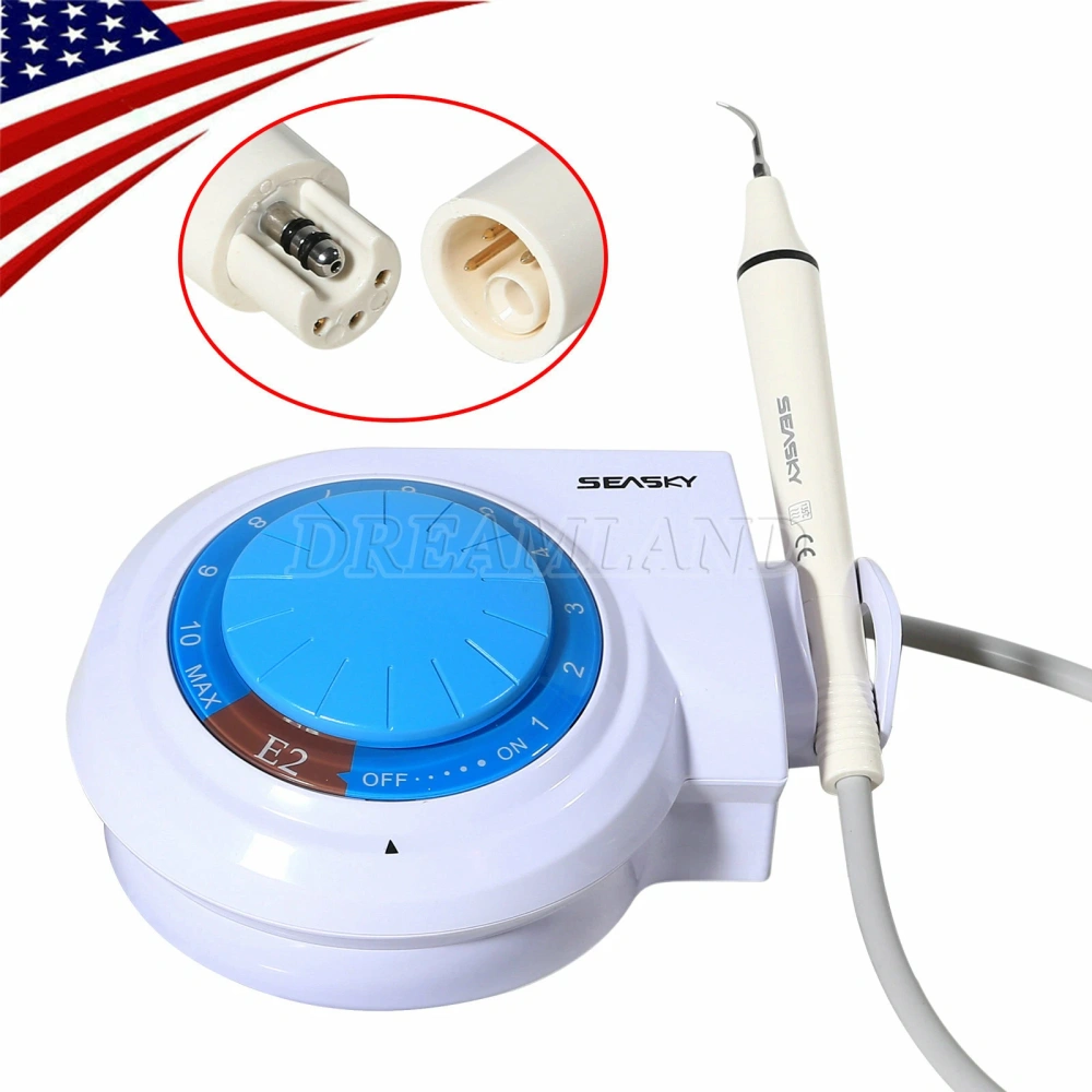 SEASKY E2 Dental Ultrasonic Piezo Scaler w/ Handpiece 5*Tips fit EMS Woodpecker