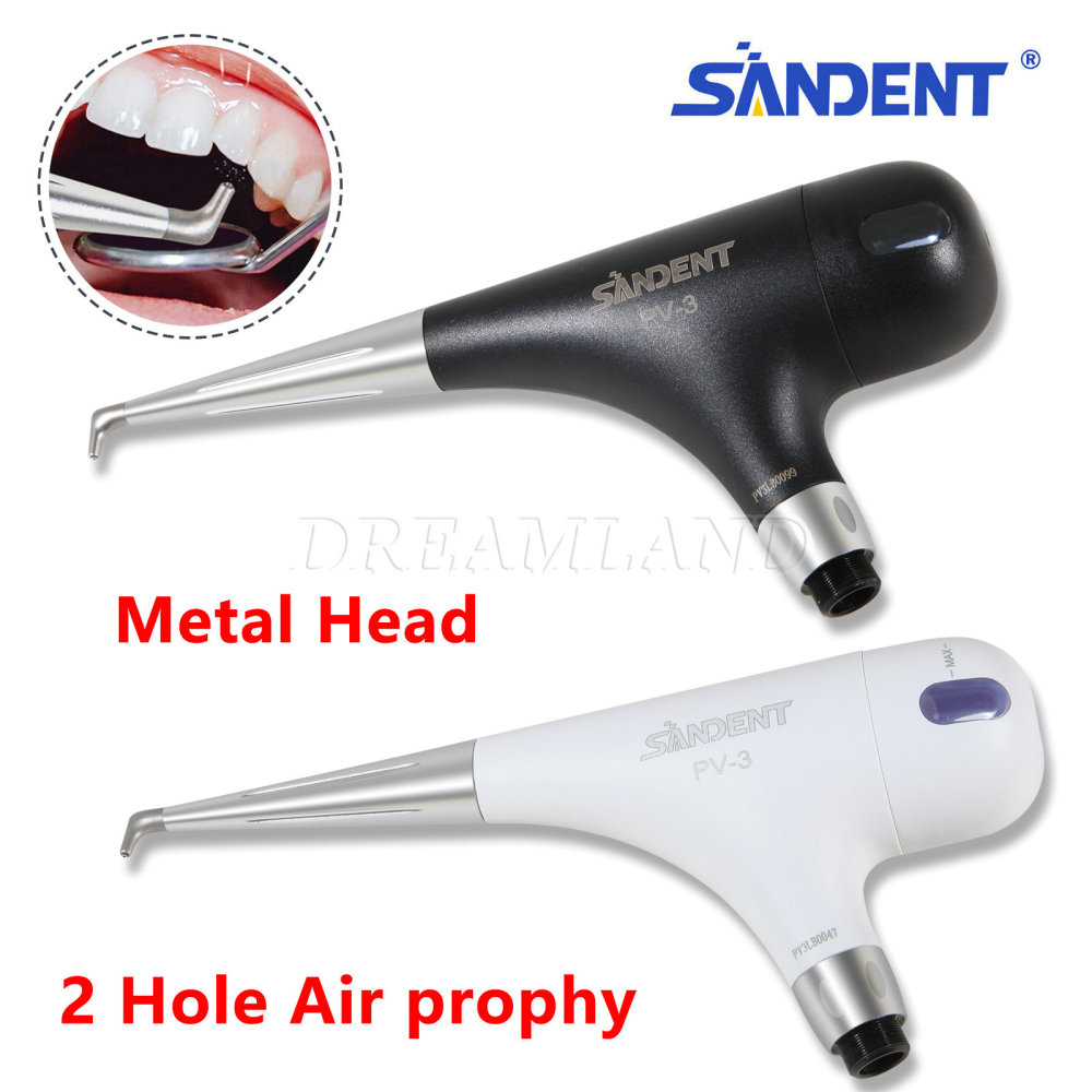 Dental Air Prophy Flow Teeth Polishing Polisher Handpiece Hygiene unit 4hole/2 hole Black/white