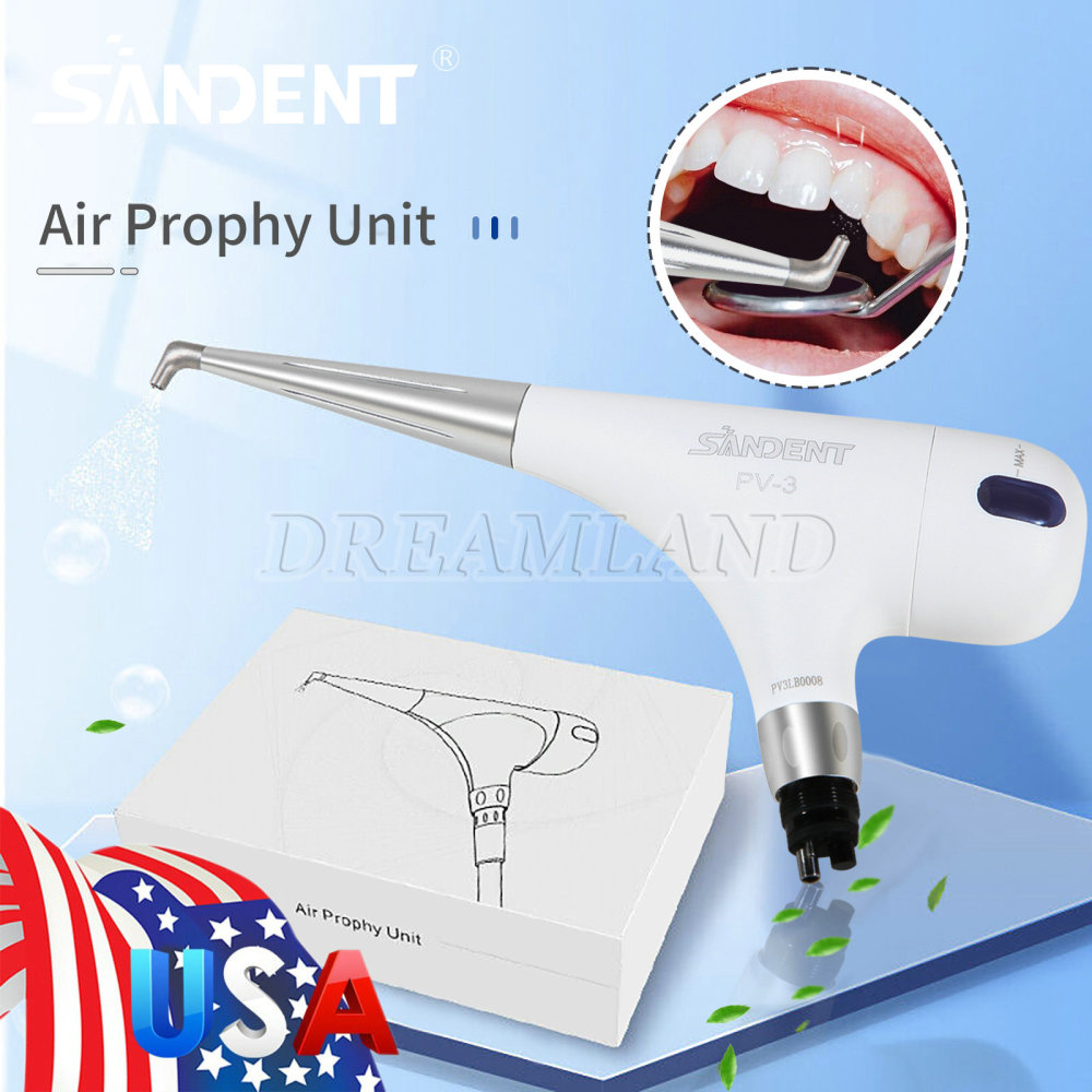 Dental 4 Hole Air Prophy Flow Teeth Polishing Polisher Handpiece Hygiene