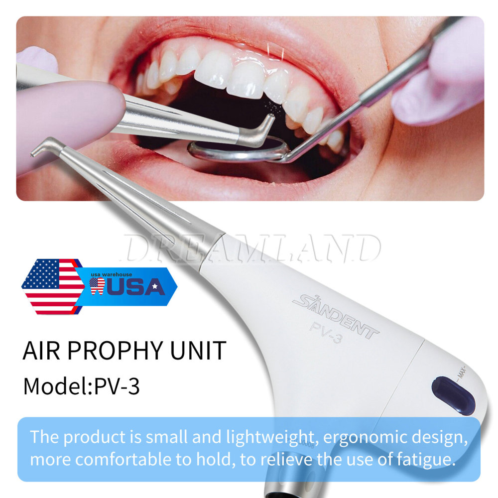 Dental 4 Hole Air Prophy Flow Teeth Polishing Polisher Handpiece Hygiene