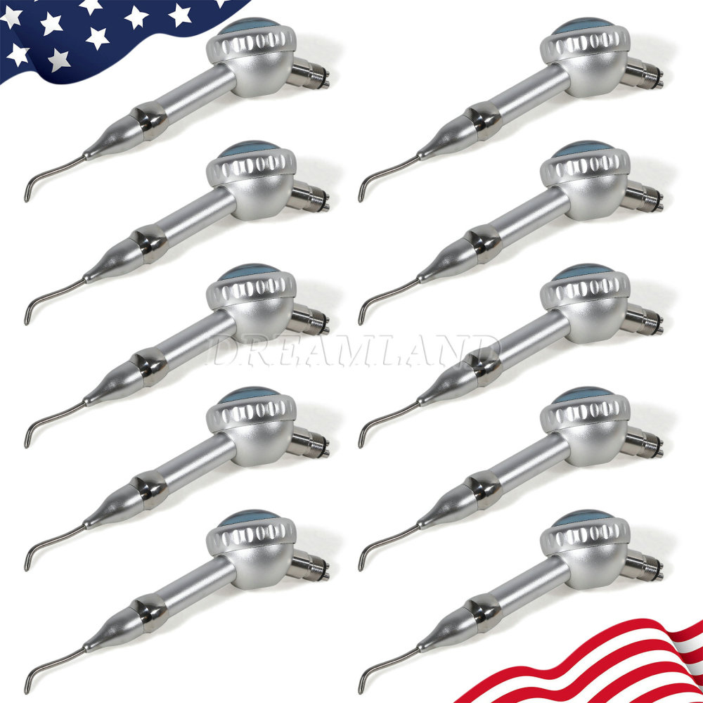 Dental Air Polisher Teeth Polishing Handpiece Airflow Prophy Spary Jet 4 Hole