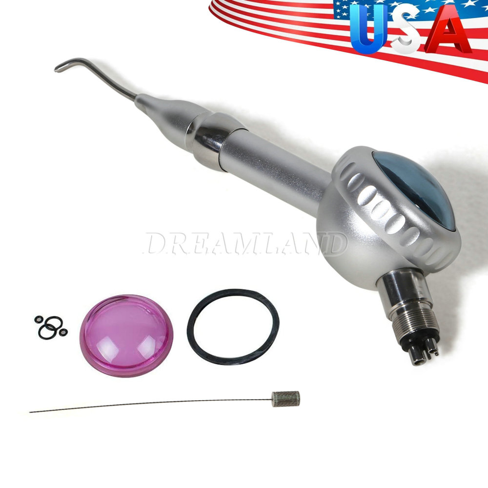Dental Air Polisher Teeth Polishing Handpiece Airflow Prophy Spary Jet 4 Hole