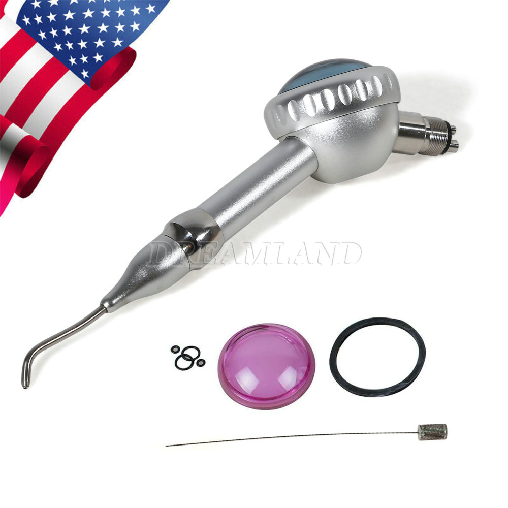 Dental Air Polisher Teeth Polishing Handpiece Airflow Prophy Spary Jet 4 Hole