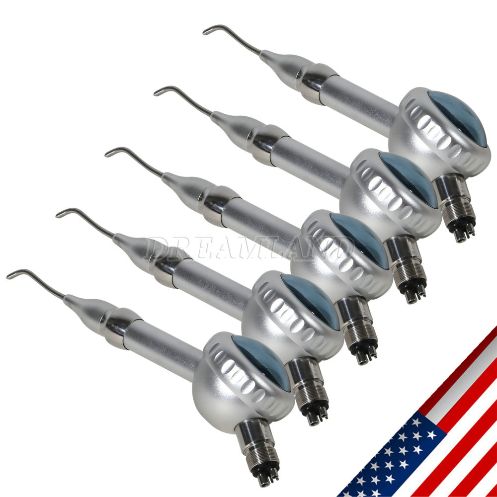Dental Air Polisher Teeth Polishing Handpiece Airflow Prophy Spary Jet 4 Hole