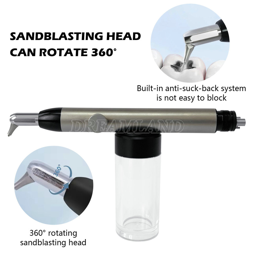 SANDENT Dental Alumina Air Abrasion Polisher Microetcher Sandblasting with/without water