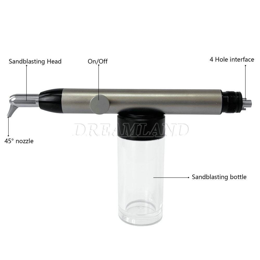 SANDENT Dental Alumina Air Abrasion Polisher Microetcher Sandblasting with/without water