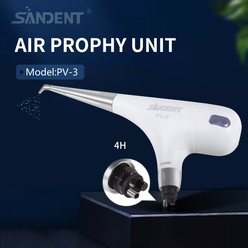 Dental 4 Hole Air Prophy Flow Teeth Polishing Polisher Handpiece Hygiene