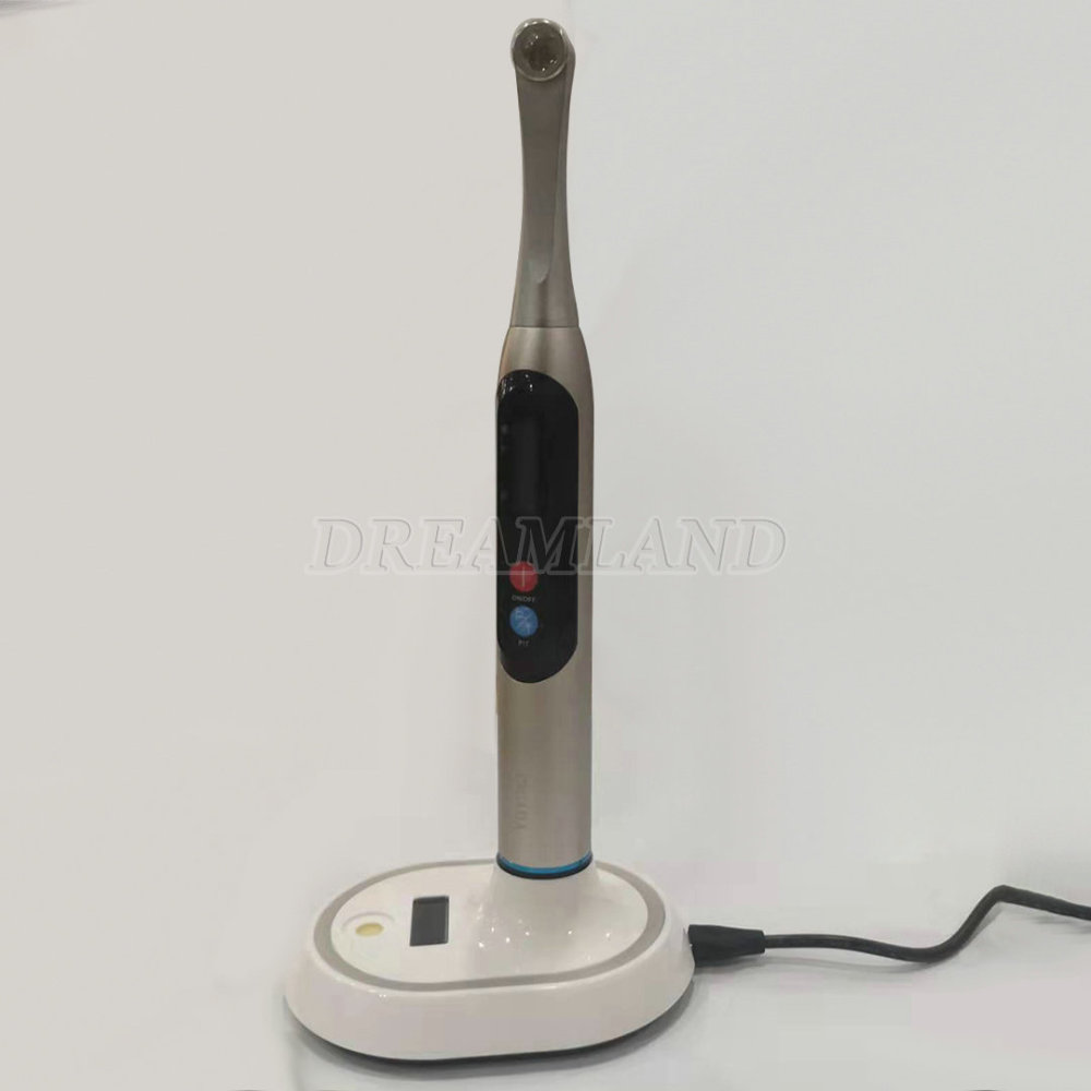 Dental LED Curing Light Wireless 1 Second Cure Lamp Wide Spectrum Max Intensity