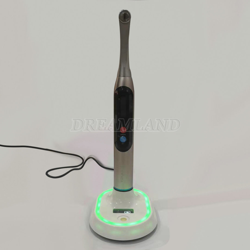 Dental LED Curing Light Wireless 1 Second Cure Lamp Wide Spectrum Max Intensity