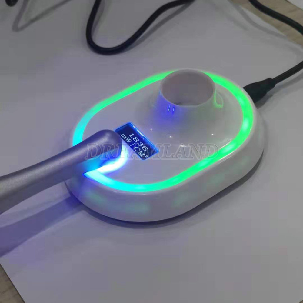Dental LED Curing Light Wireless 1 Second Cure Lamp Wide Spectrum Max Intensity