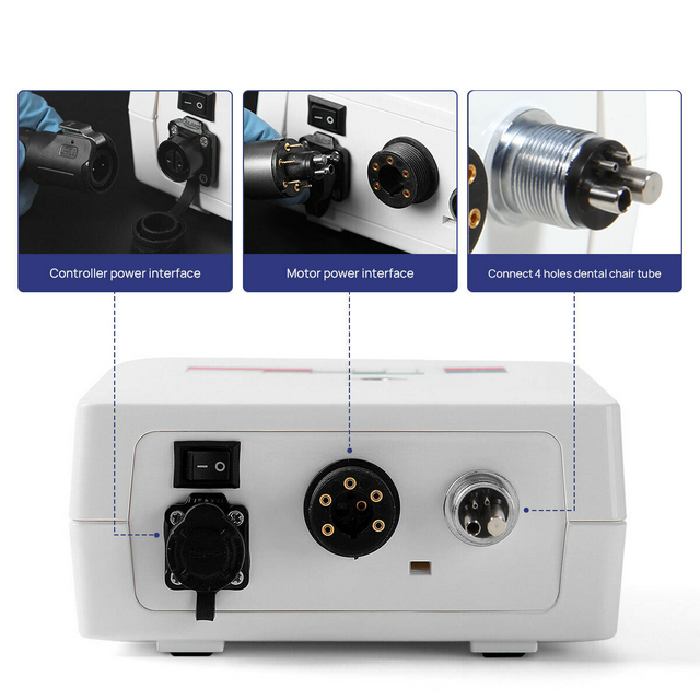 Dental LED Brushless Electric Micro Motor NSK Style 4 holes