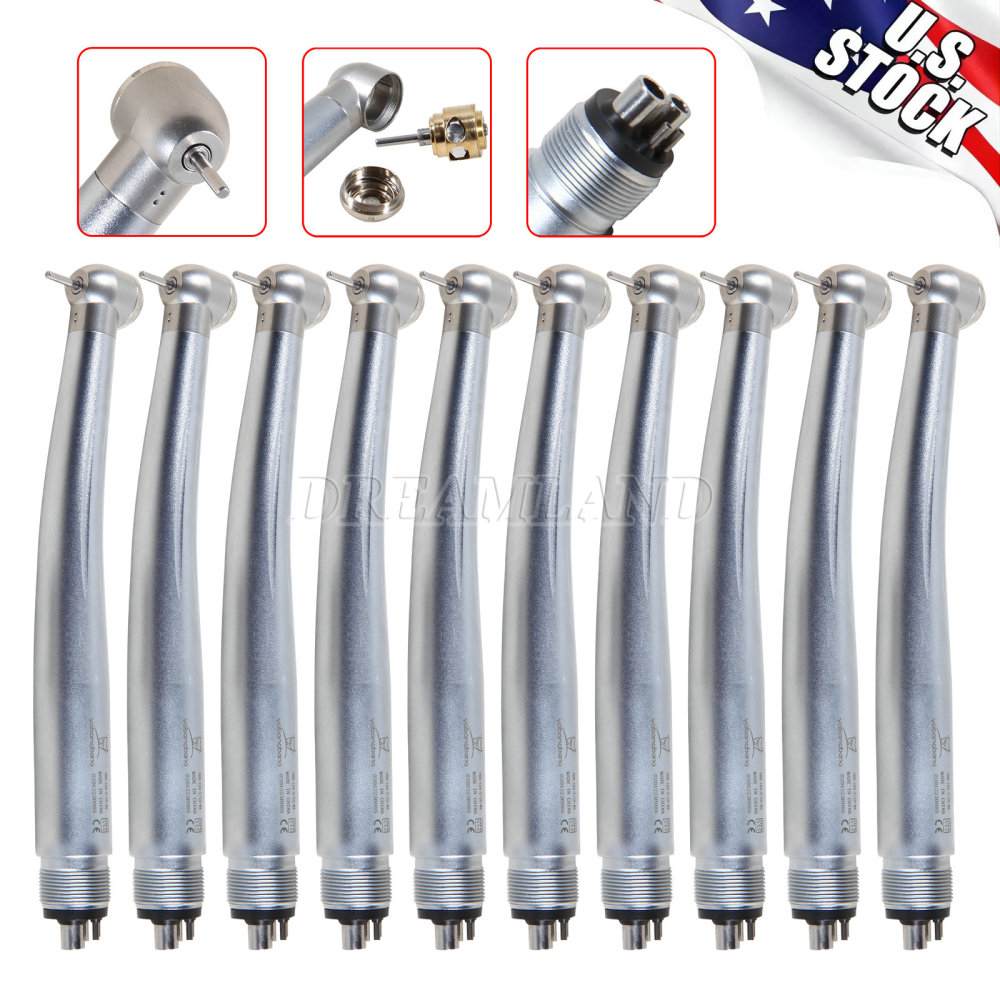 10* Yabangbang Dental High Speed Handpiece Push Turbine 4 Hole Fit NSK Pana Max Standard head YBA4