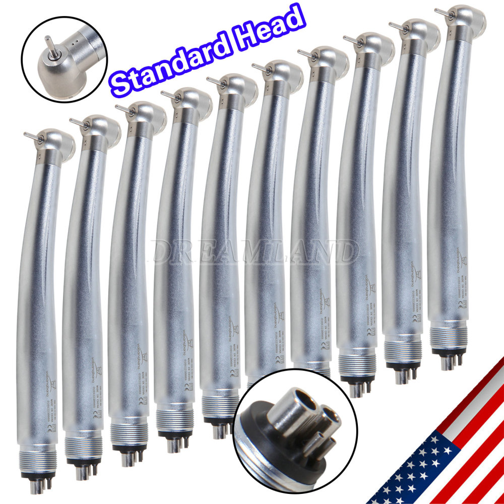 10* Yabangbang Dental High Speed Handpiece Push Turbine 4 Hole Fit NSK Pana Max Standard head YBA4