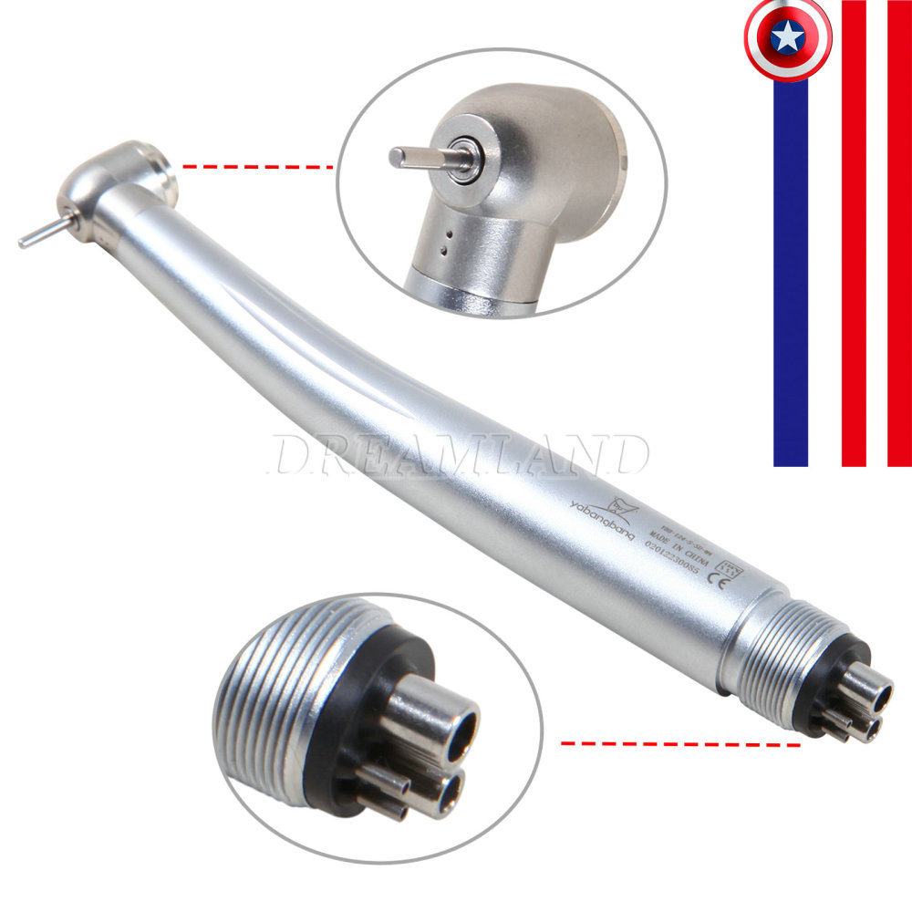 10* Yabangbang Dental High Speed Handpiece Push Turbine 4 Hole Fit NSK Pana Max Standard head YBA4
