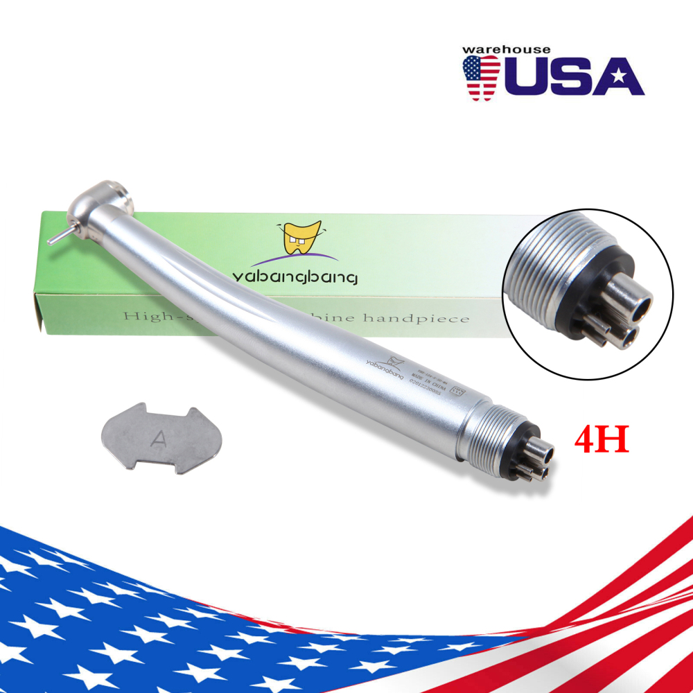 10* Yabangbang Dental High Speed Handpiece Push Turbine 4 Hole Fit NSK Pana Max Standard head YBA4