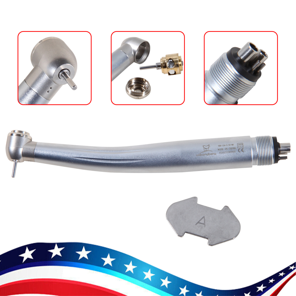 10* Yabangbang Dental High Speed Handpiece Push Turbine 4 Hole Fit NSK Pana Max Standard head YBA4